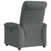 Fauteuil verstelbaar stof donkergrijs