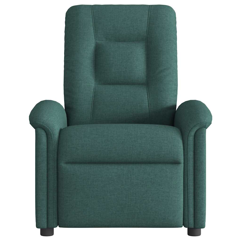 Fauteuil verstelbaar stof donkergroen