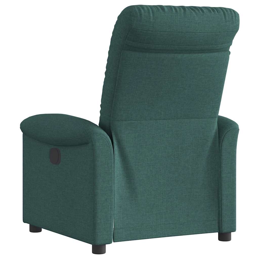 Fauteuil verstelbaar stof donkergroen