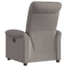 Fauteuil verstelbaar stof taupe
