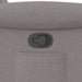 Fauteuil verstelbaar stof taupe