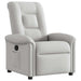 Fauteuil verstelbaar stof wolk grijs