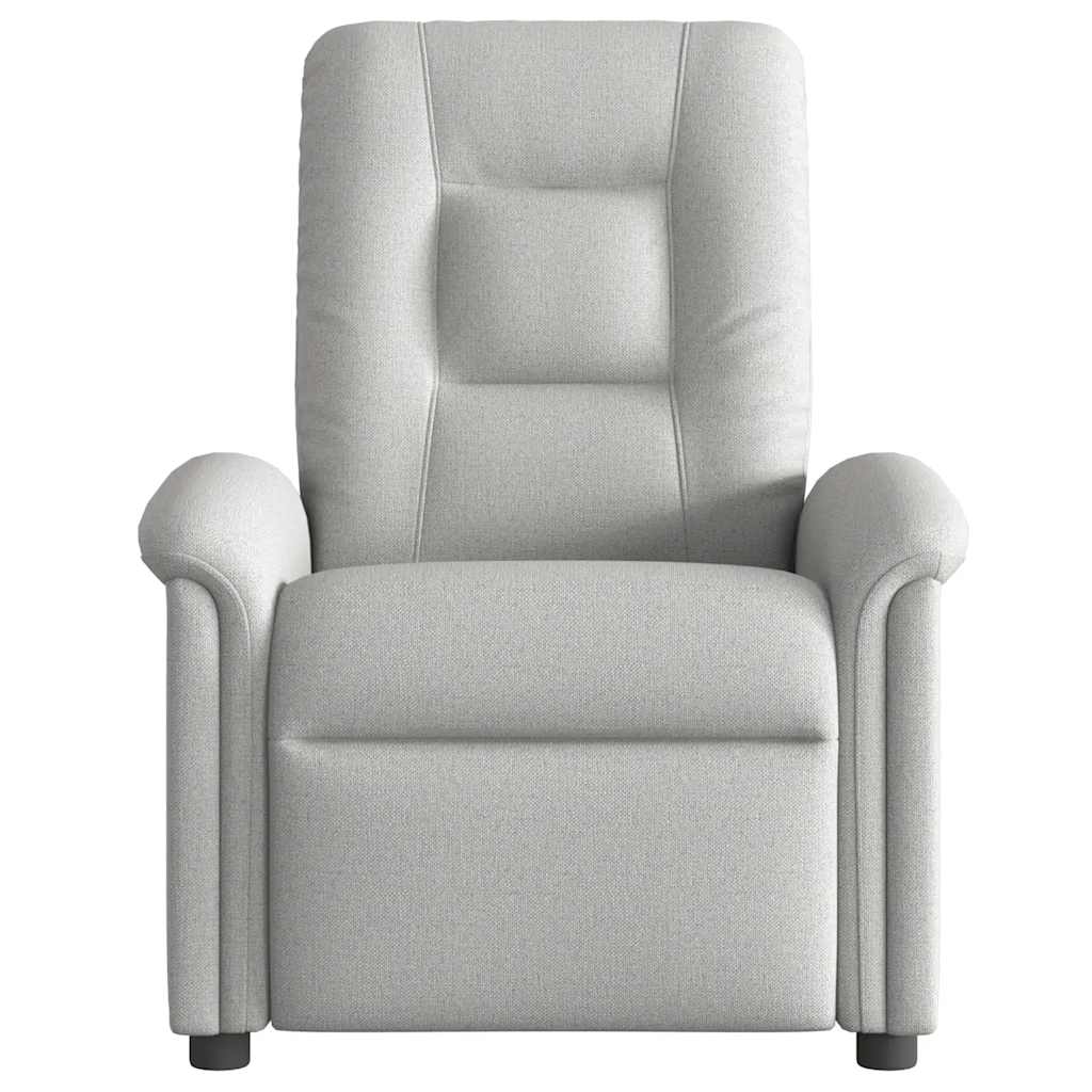 Fauteuil verstelbaar stof wolk grijs