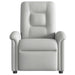 Fauteuil verstelbaar stof wolk grijs