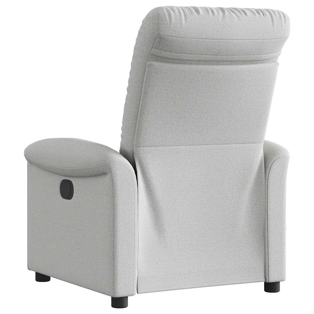 Fauteuil verstelbaar stof wolk grijs