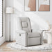 Fauteuil verstelbaar stof wolk grijs