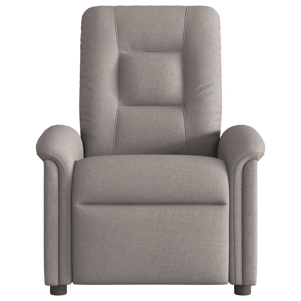 Massagestoel verstelbaar stof taupe