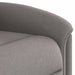 Massagestoel verstelbaar stof taupe