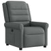 Fauteuil verstelbaar stof donkergrijs