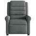 Fauteuil verstelbaar stof donkergrijs
