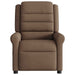 Fauteuil verstelbaar stof bruin