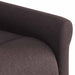 Fauteuil verstelbaar stof donkerbruin