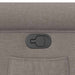 Fauteuil verstelbaar stof taupe
