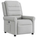 Fauteuil verstelbaar stof wolk grijs