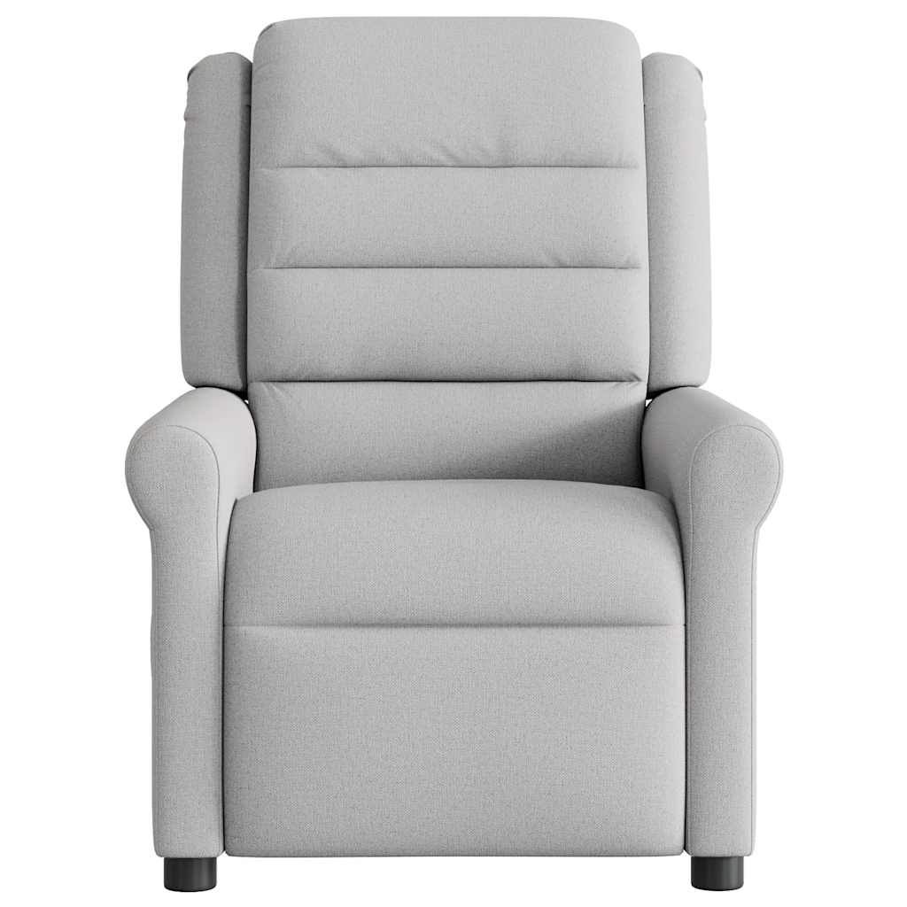 Fauteuil verstelbaar stof wolk grijs