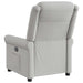Fauteuil verstelbaar stof wolk grijs