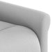 Fauteuil verstelbaar stof wolk grijs