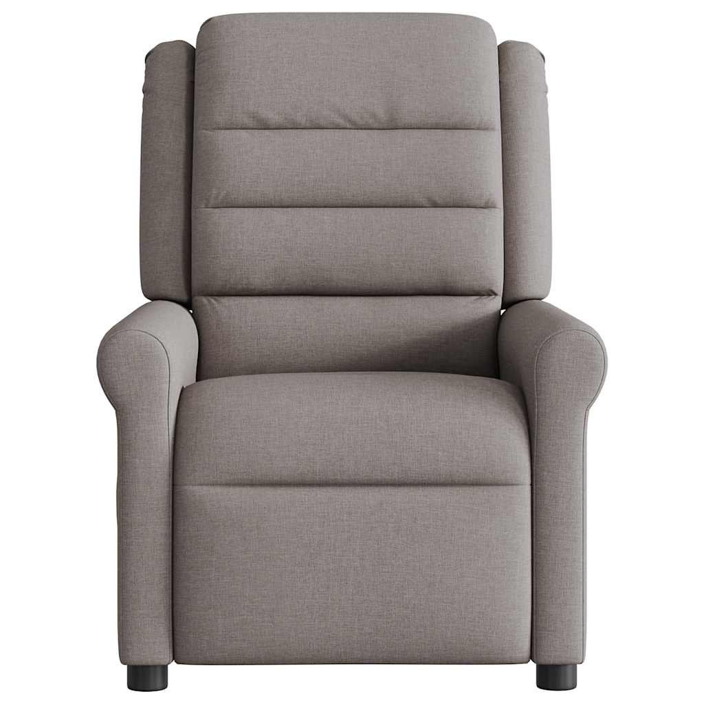 Massagestoel verstelbaar stof taupe