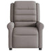 Massagestoel verstelbaar stof taupe