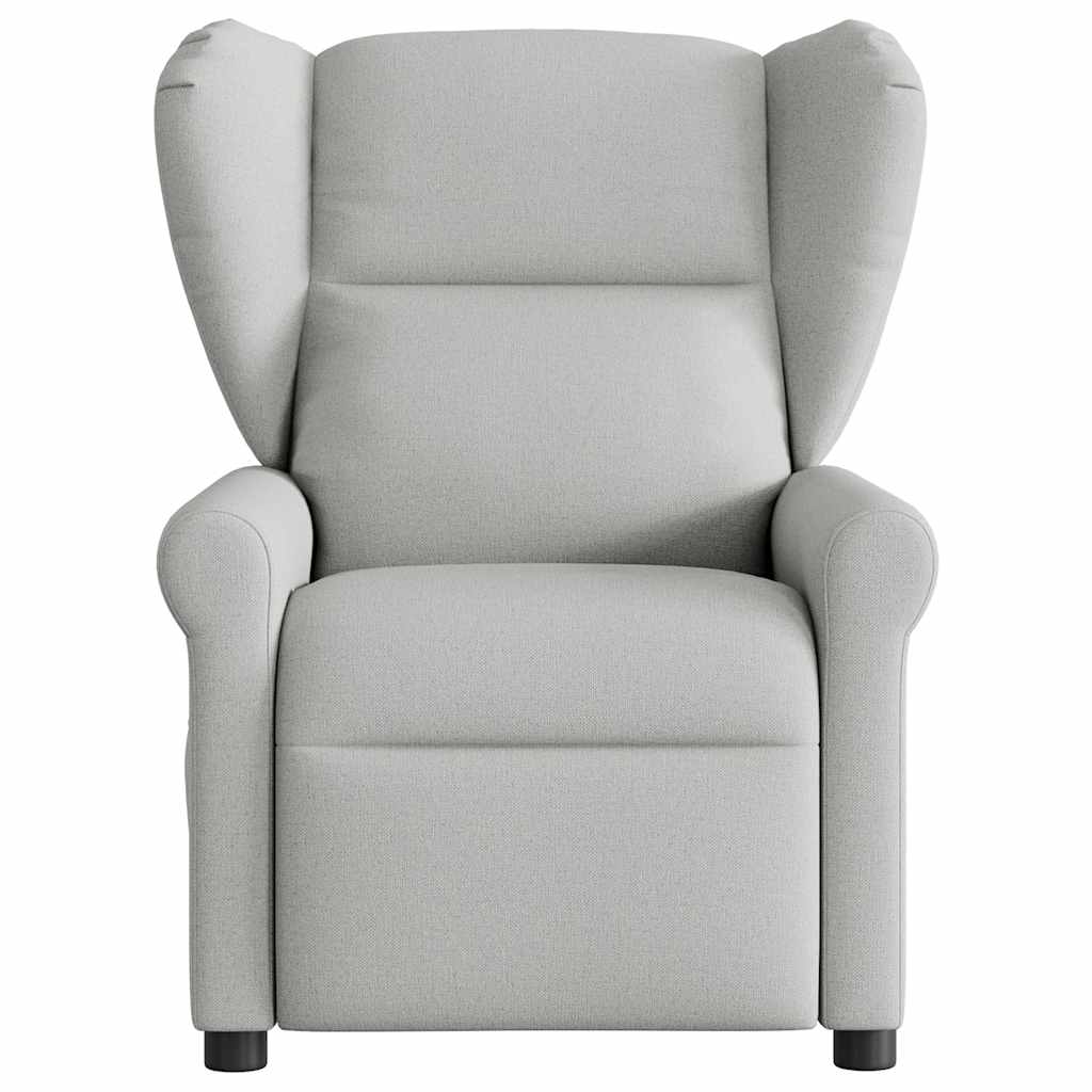 Fauteuil verstelbaar stof wolk grijs