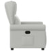 Fauteuil verstelbaar stof wolk grijs