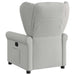Fauteuil verstelbaar stof wolk grijs