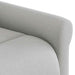 Fauteuil verstelbaar stof wolk grijs