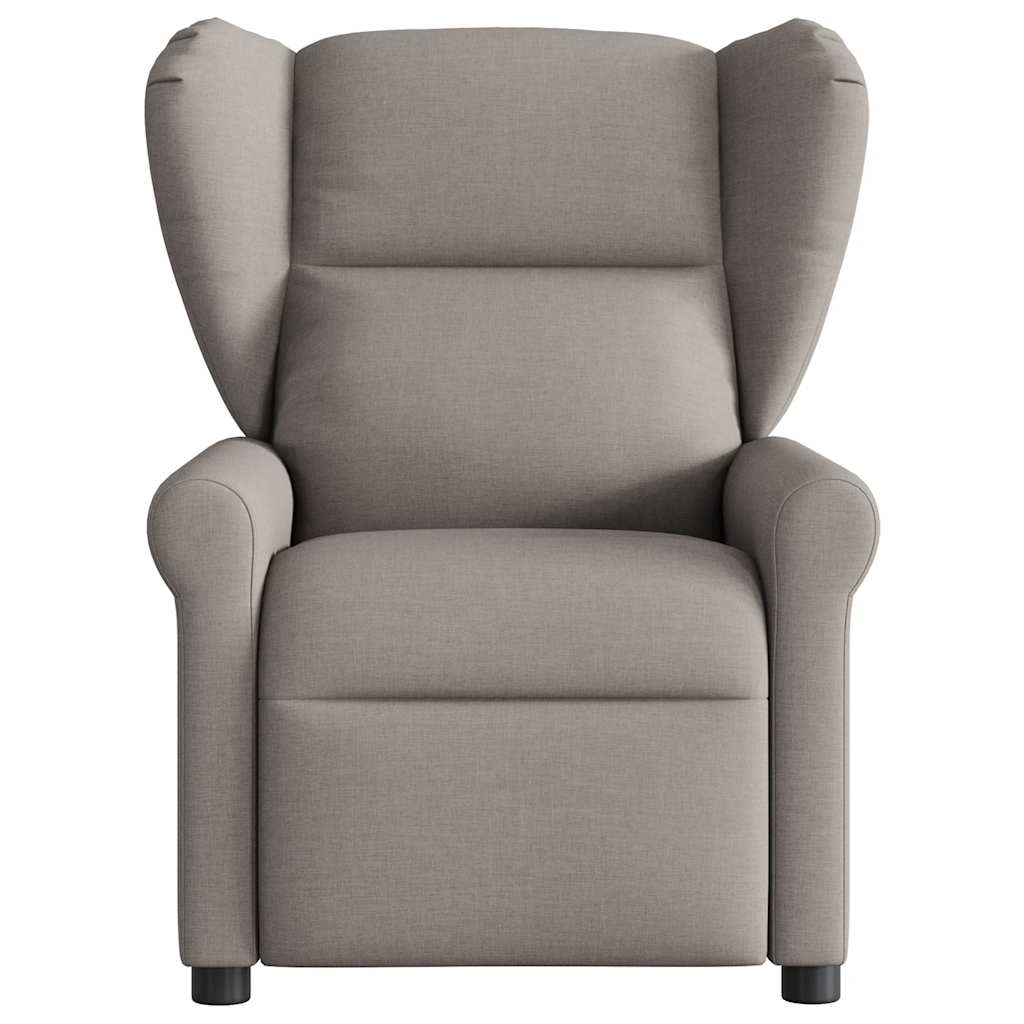 Massagestoel verstelbaar stof taupe