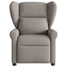 Massagestoel verstelbaar stof taupe