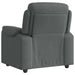 Fauteuil verstelbaar stof donkergrijs