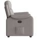 Fauteuil verstelbaar stof taupe