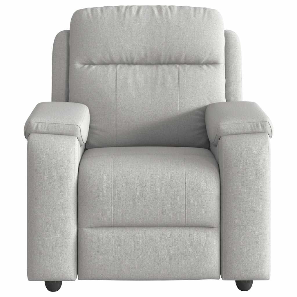 Fauteuil verstelbaar stof wolk grijs