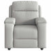 Fauteuil verstelbaar stof wolk grijs
