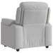 Fauteuil verstelbaar stof wolk grijs