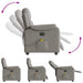 Massagestoel verstelbaar stof taupe