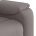 Massagestoel verstelbaar stof taupe