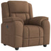 Fauteuil verstelbaar stof bruin