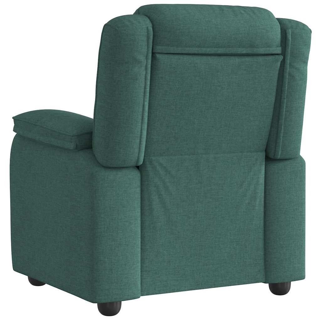 Fauteuil verstelbaar stof donkergroen