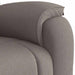 Fauteuil verstelbaar stof taupe