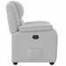 Fauteuil verstelbaar stof wolk grijs