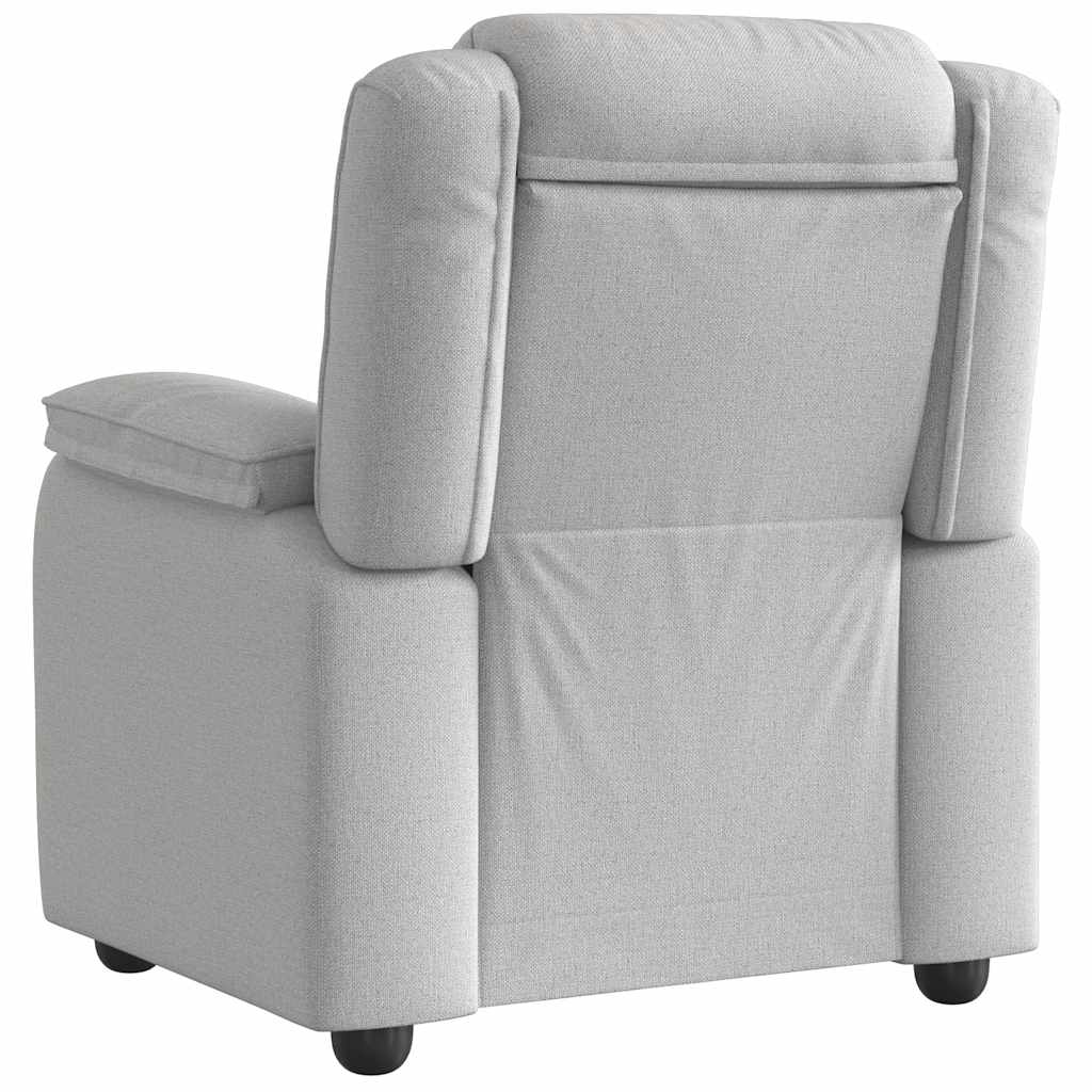 Fauteuil verstelbaar stof wolk grijs