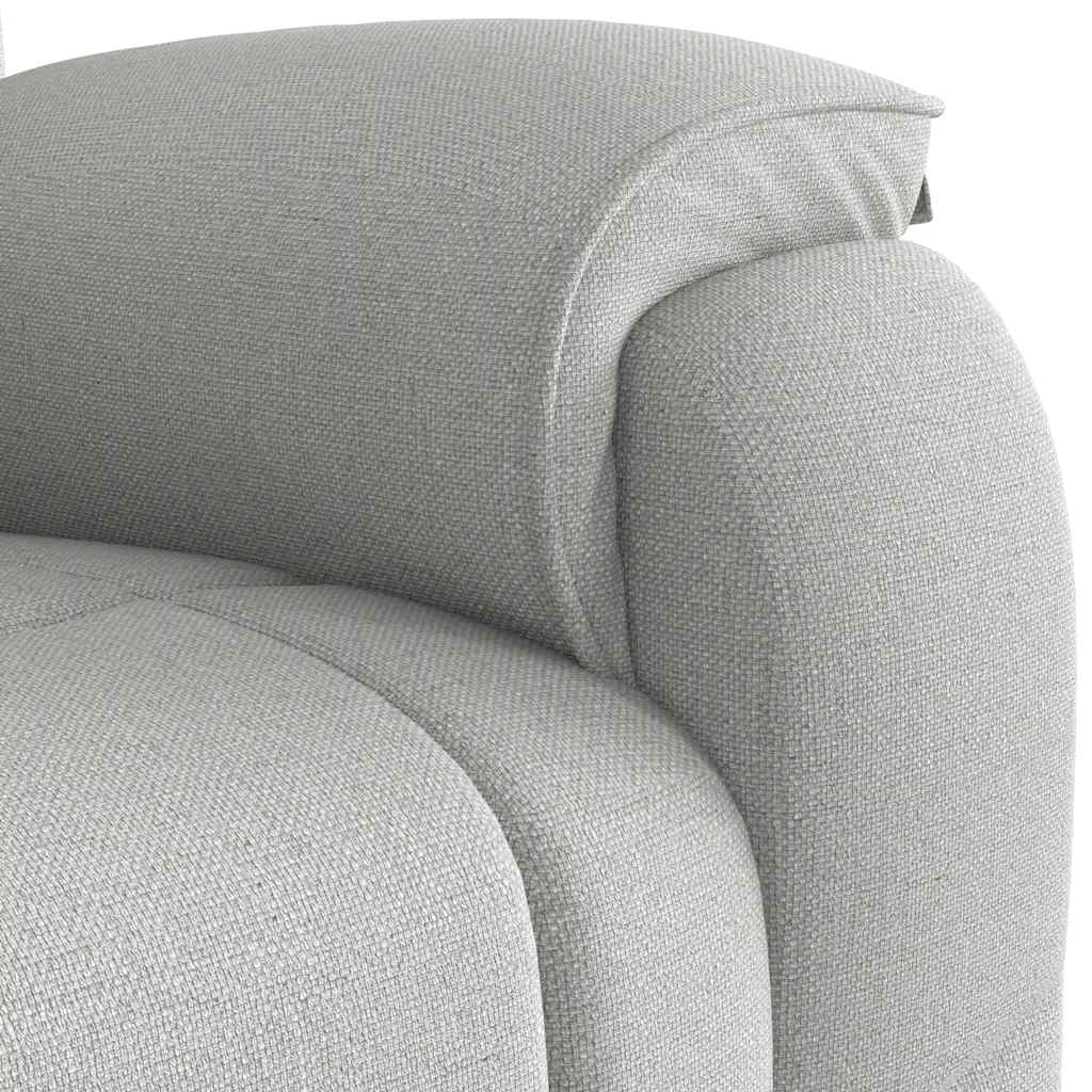 Fauteuil verstelbaar stof wolk grijs
