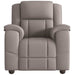 Massagestoel verstelbaar stof taupe