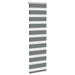 Zebra rolgordijn 40x100 cm stofbreedte 35,9 cm donkergrijs