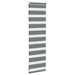 Zebra rolgordijn 50x100 cm stofbreedte 45,9cm donkergrijs