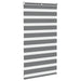 Zebra rolgordijn 70x100 cm stofbreedte 65,9 cm donkergrijs