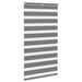 Zebra rolgordijn 75x100 cm stofbreedte 70,9 cm donkergrijs