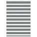 Zebra rolgordijn 100x100 cm stofbreedte 95,9 cm donkergrijs