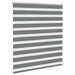 Zebra rolgordijn 125x100 cm stofbreedte 120,9 cm donkergrijs