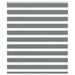 Zebra rolgordijn 135x100 cm stofbreedte 130,9 cm donkergrijs
